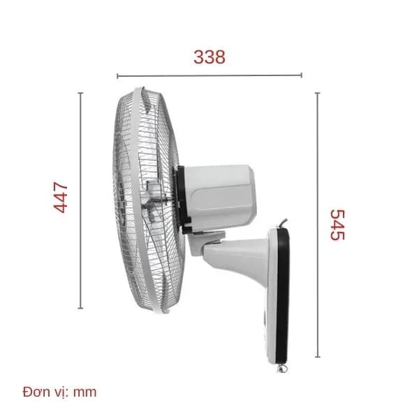 So sánh giá Quạt treo tường Asia 3 cánh VY357690 55W rẻ nhất? - Ảnh 6