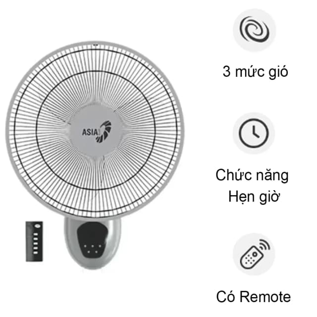 So sánh giá Quạt treo tường Asia 3 cánh VY377790 55W rẻ nhất? - Ảnh 17