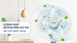 So sánh giá Quạt treo tường Lifan 5 cánh T-N 2 45W - Tìm sản phẩm giá rẻ nhất - Ảnh 2