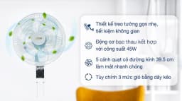 So sánh giá Quạt treo tường Lifan 5 cánh T-N 2 45W - Tìm sản phẩm giá rẻ nhất - Ảnh 3
