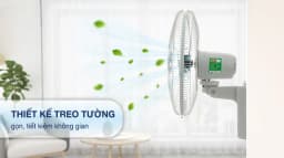 So sánh giá Quạt treo tường Toshiba 3 cánh F-AWZ50VN(H) 55W - Tìm sản phẩm giá rẻ nhất - Ảnh 2
