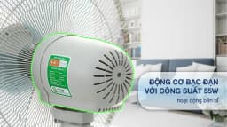 So sánh giá Quạt treo tường Toshiba 3 cánh F-AWZ50VN(H) 55W - Tìm sản phẩm giá rẻ nhất - Ảnh 4