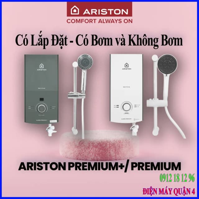 So sánh giá Máy nước nóng trực tiếp Ariston 4500W AURES PREMIUM+ 4.5P rẻ nhất? - Ảnh 7