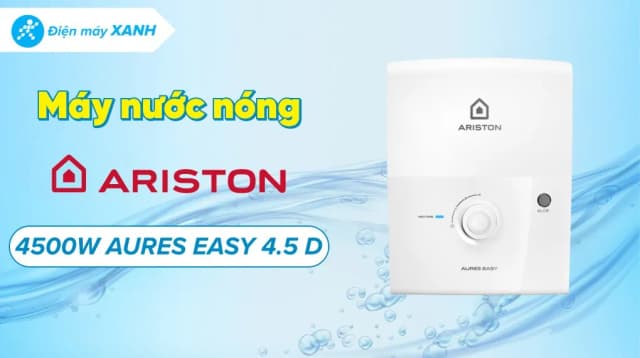 So sánh giá Máy nước nóng trực tiếp Ariston 4500W AURES EASY 4.5 D rẻ nhất? - Ảnh 2
