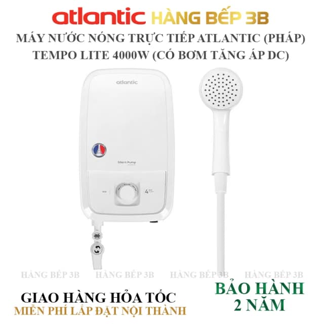 So sánh giá Máy nước nóng trực tiếp Atlantic 4000W Tempo Lite 4000 PU - 811023 rẻ nhất? - Ảnh 7
