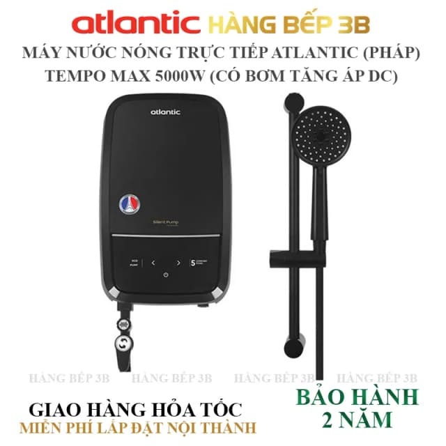 So sánh giá Máy nước nóng trực tiếp Atlantic 5000W Tempo Max 5000 PU - 811030 rẻ nhất? - Ảnh 5