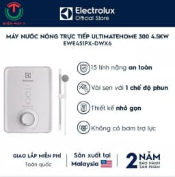Máy nước nóng trực tiếp Electrolux 4500W EWE451PX-DWX6 - Giá rẻ nhất hôm nay - Ảnh 12