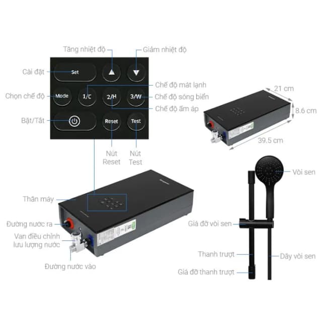 So sánh giá Máy nước nóng trực tiếp Kangaroo 4500W KGWD45N1 rẻ nhất? - Ảnh 6