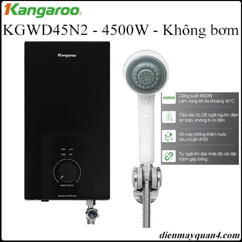 Top 1 so sánh giá Máy nước nóng trực tiếp Kangaroo 4500W KGWD45N2 - Tìm sản phẩm giá rẻ nhất - Ảnh 7