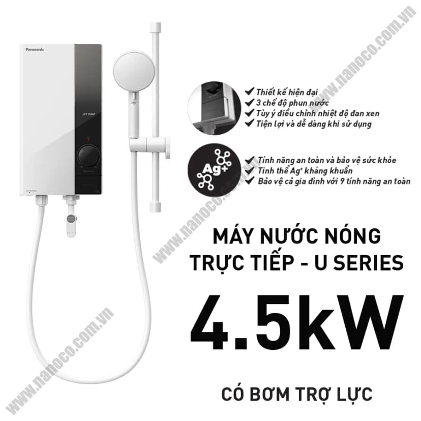 So sánh giá Máy nước nóng trực tiếp Panasonic 4500W DH-4UP1VW - Tìm sản phẩm giá rẻ nhất - Ảnh 11