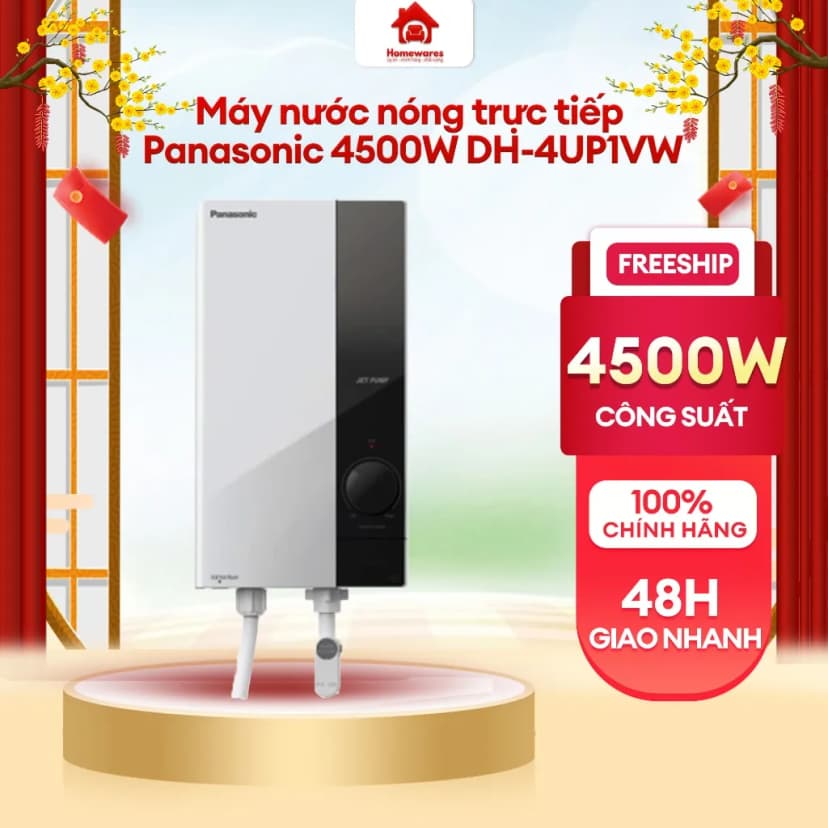 So sánh giá Máy nước nóng trực tiếp Panasonic 4500W DH-4UP1VW - Tìm sản phẩm giá rẻ nhất - Ảnh 9