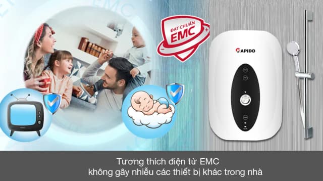Top 1 so sánh giá Máy nước nóng trực tiếp Rapido 4500W SONNE - SN4.5 - Tìm sản phẩm giá rẻ nhất - Ảnh 6
