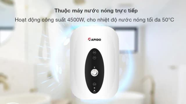 Top 1 so sánh giá Máy nước nóng trực tiếp Rapido 4500W SONNE - SP4.5 - Tìm sản phẩm giá rẻ nhất - Ảnh 12