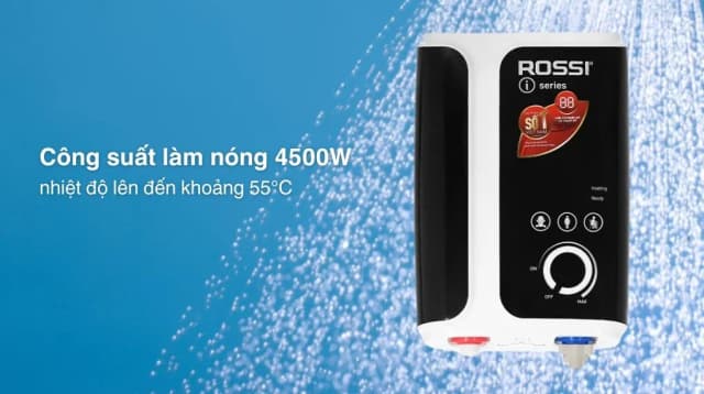 So sánh giá Máy nước nóng trực tiếp Rossi 4500W RIS-450 REP rẻ nhất? - Ảnh 7