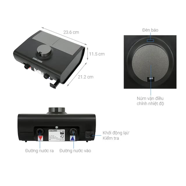 So sánh giá Máy nước nóng trực tiếp đa điểm (Multi Point) Stiebel Eltron 8000W DDH 8 EC rẻ nhất? - Ảnh 7
