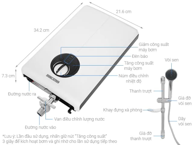 So sánh giá Máy nước nóng trực tiếp Stiebel Eltron 4500W XGP 45 EC rẻ nhất? - Ảnh 2
