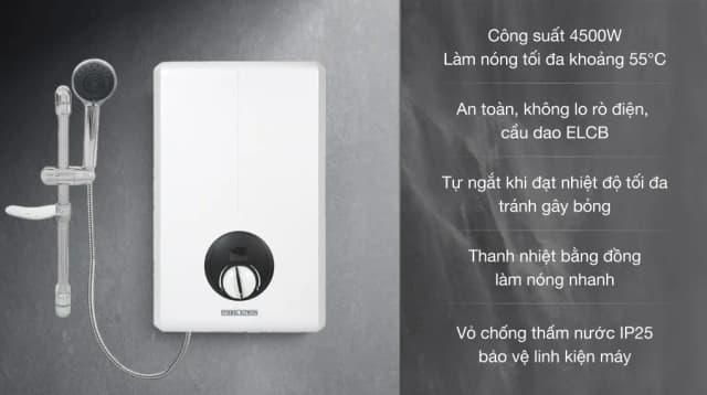 So sánh giá Máy nước nóng trực tiếp Stiebel Eltron 4500W XGP 45 EC rẻ nhất? - Ảnh 9