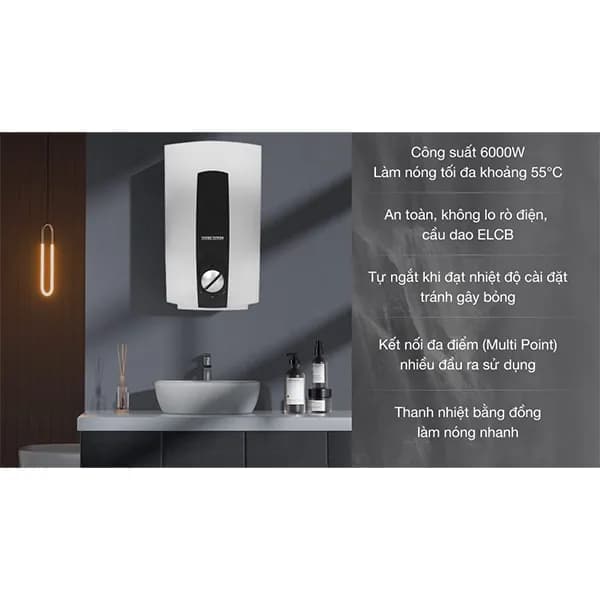 So sánh giá Máy nước nóng trực tiếp đa điểm (Multi Point) Stiebel Eltron 6000W DHC 6 EC rẻ nhất? - Ảnh 17