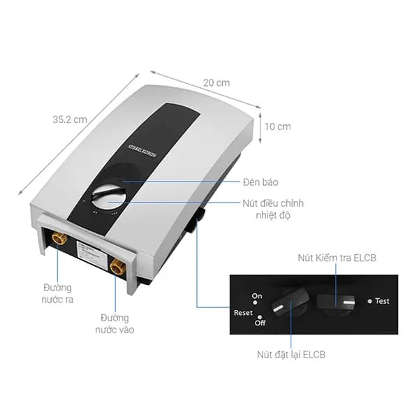 Máy nước nóng trực tiếp đa điểm (Multi Point) Stiebel Eltron 8000W DHC 8 EC - Giá rẻ nhất hôm nay - Ảnh 17