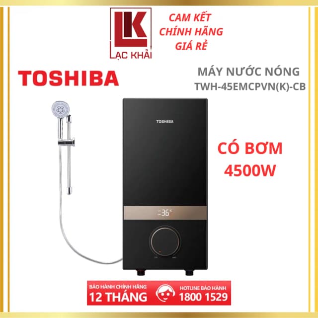 So sánh giá Máy nước nóng trực tiếp Toshiba 4500W TWH-45EMCPVN(K)-CB rẻ nhất? - Ảnh 13