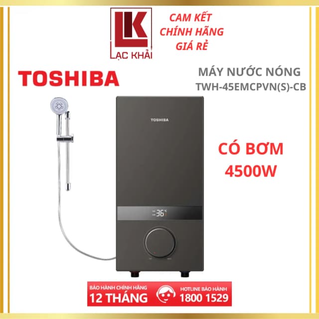 So sánh giá Máy nước nóng trực tiếp Toshiba 4500W TWH-45EMCPVN(K)-CB rẻ nhất? - Ảnh 8