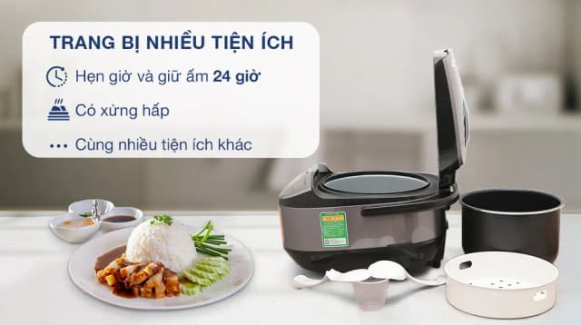 So sánh giá Nồi cơm điện tử BlueStone 1.8 lít RCB-5938 rẻ nhất? - Ảnh 17