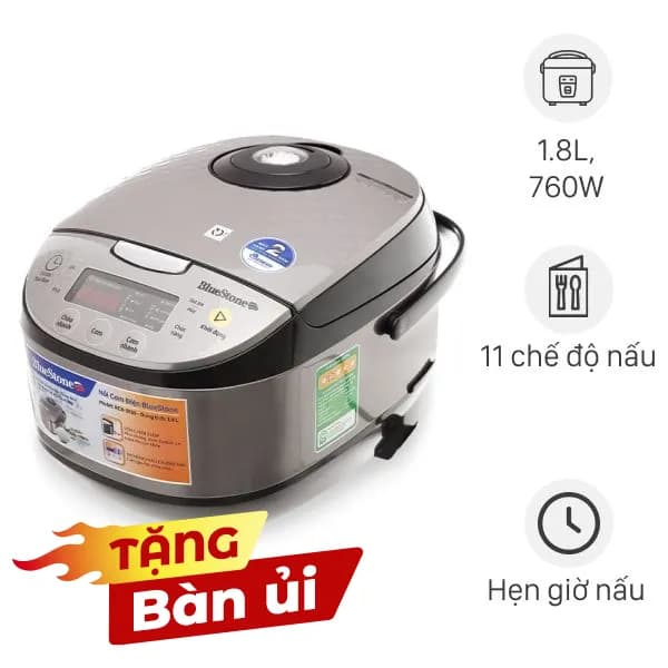 So sánh giá Nồi cơm điện tử BlueStone 1.8 lít RCB-5938 rẻ nhất? - Ảnh 5