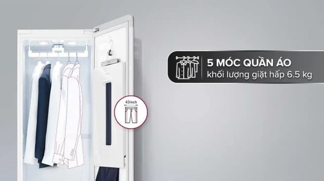 So sánh giá Tủ chăm sóc quần áo thông minh LG Styler Inverter 5 móc S5MB rẻ nhất? - Ảnh 3