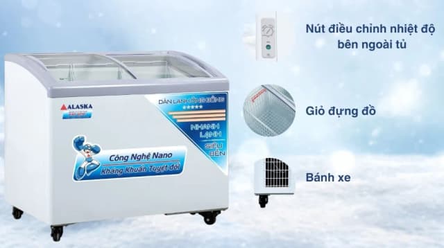 Top 1 so sánh giá Tủ đông Alaska 210 lít KC-210C - Tìm sản phẩm giá rẻ nhất - Ảnh 5
