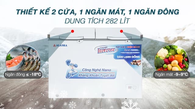 So sánh giá Tủ đông Alaska 298 lít BCD-4568N rẻ nhất? - Ảnh 14