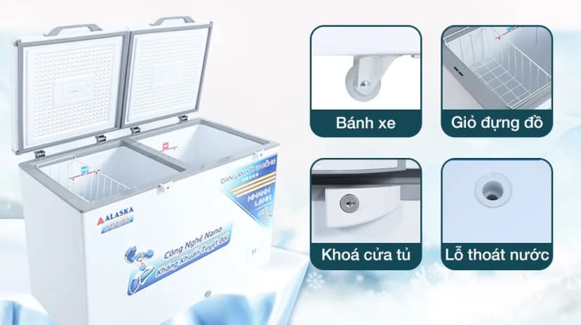 So sánh giá Tủ đông Alaska 345 lít BCD-4568C - Tìm sản phẩm giá rẻ nhất - Ảnh 18