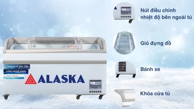 So sánh giá Tủ đông Alaska 395 lít KC-395 rẻ nhất? - Ảnh 16