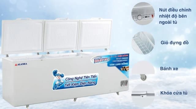 So sánh giá Tủ đông Alaska Inverter 742 lít HB-1100CI rẻ nhất? - Ảnh 7