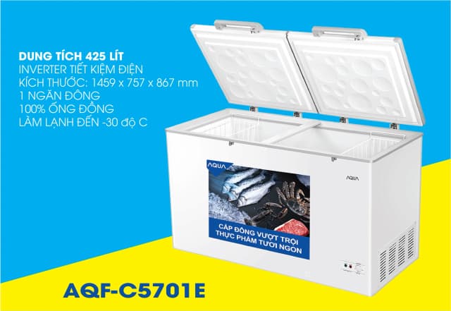 So sánh giá Tủ đông Aqua Inverter 425 lít AQF-C5701E rẻ nhất? - Ảnh 10