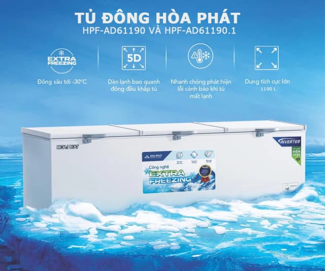 So sánh giá Tủ đông Hòa Phát 1190 lít HPF AD61190 rẻ nhất? - Ảnh 11