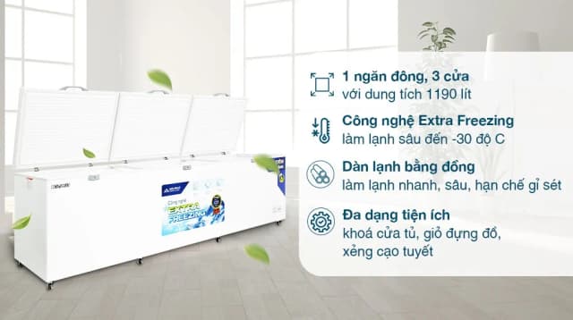So sánh giá Tủ đông Hòa Phát 1190 lít HPF AD61190 rẻ nhất? - Ảnh 16
