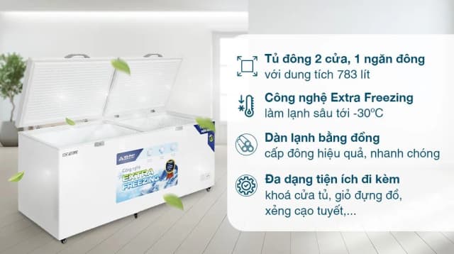 So sánh giá Tủ đông Hòa Phát 783 lít HPF AD6783 rẻ nhất? - Ảnh 3