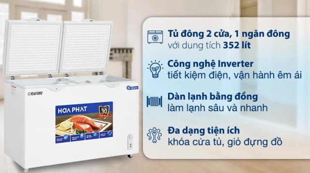 So sánh giá Tủ đông Hòa Phát 352 Lít HPF AD6352 rẻ nhất? - Ảnh 19