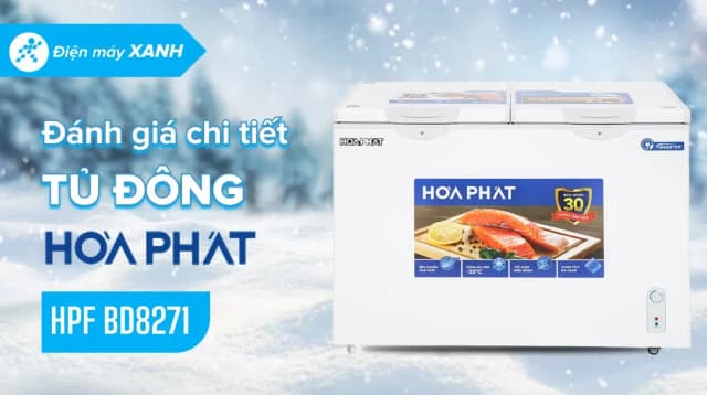 So sánh giá Tủ đông Hòa Phát Inverter 271 Lít HPF BD8271 rẻ nhất? - Ảnh 4