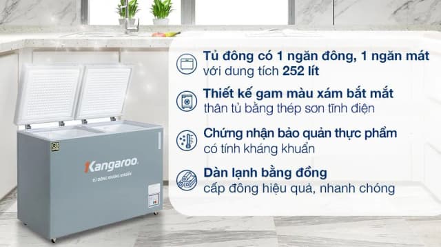 So sánh giá Tủ đông Kangaroo 252 lít KGFZ312NK2 rẻ nhất? - Ảnh 10