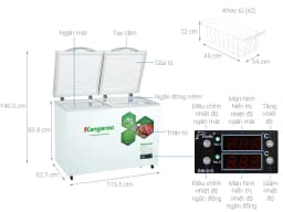 So sánh giá Tủ đông Kangaroo 252 lít KGFZ318NG2 - Tìm sản phẩm giá rẻ nhất - Ảnh 17