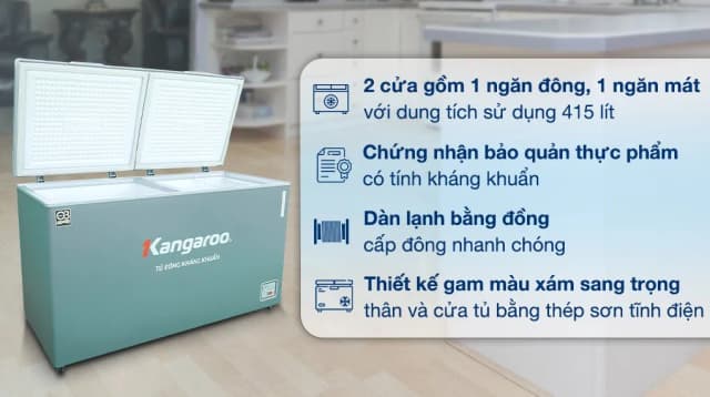 So sánh giá Tủ đông Kangaroo 415 lít KG415G2D rẻ nhất? - Ảnh 17