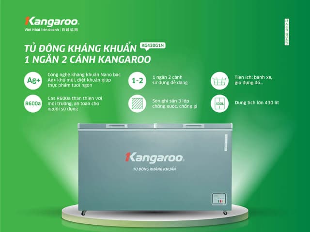 So sánh giá Tủ đông Kangaroo 430 lít KG430G1N rẻ nhất? - Ảnh 10