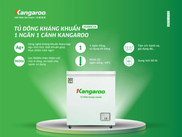So sánh giá Tủ đông Kangaroo 90 lít KG090C1N rẻ nhất? - Ảnh 7