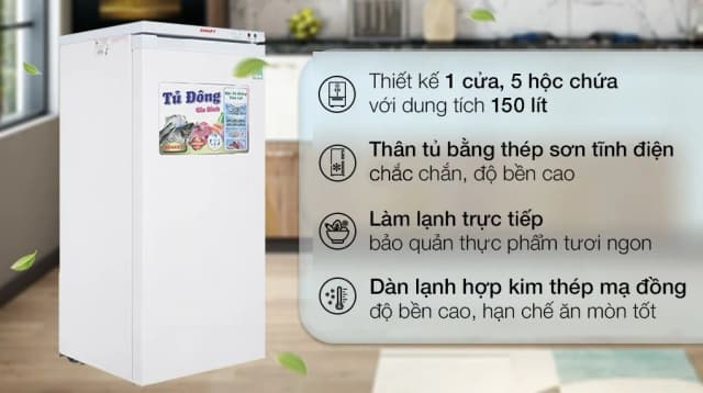 So sánh giá Tủ đông Sanaky 150 lít TD.VH180VD rẻ nhất? - Ảnh 3