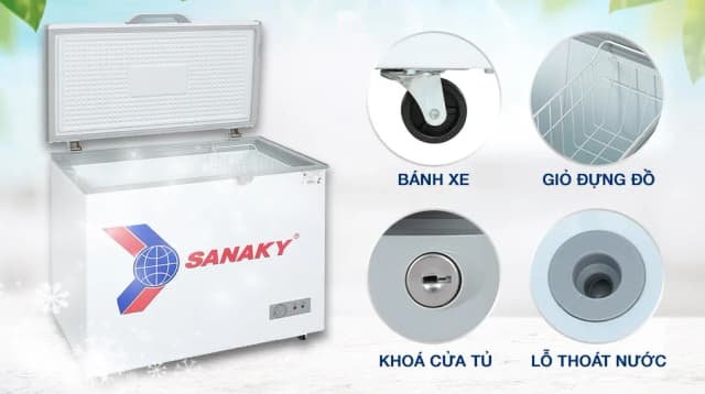 Top 1 so sánh giá Tủ đông SANAKY 208 Lít TD.VH255HY2 - Tìm sản phẩm giá rẻ nhất - Ảnh 4