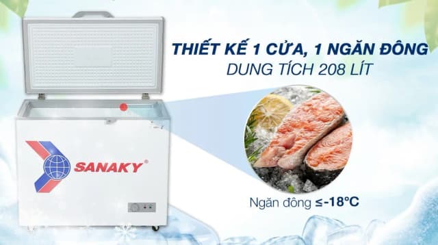 Top 1 so sánh giá Tủ đông SANAKY 208 Lít TD.VH255HY2 - Tìm sản phẩm giá rẻ nhất - Ảnh 8