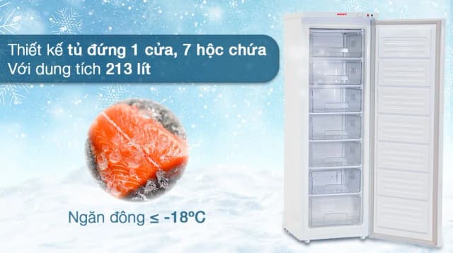 So sánh giá Tủ đông Sanaky 213 lít TD.VH230VD rẻ nhất? - Ảnh 3