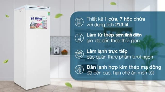 So sánh giá Tủ đông Sanaky 213 lít TD.VH230VD rẻ nhất? - Ảnh 5