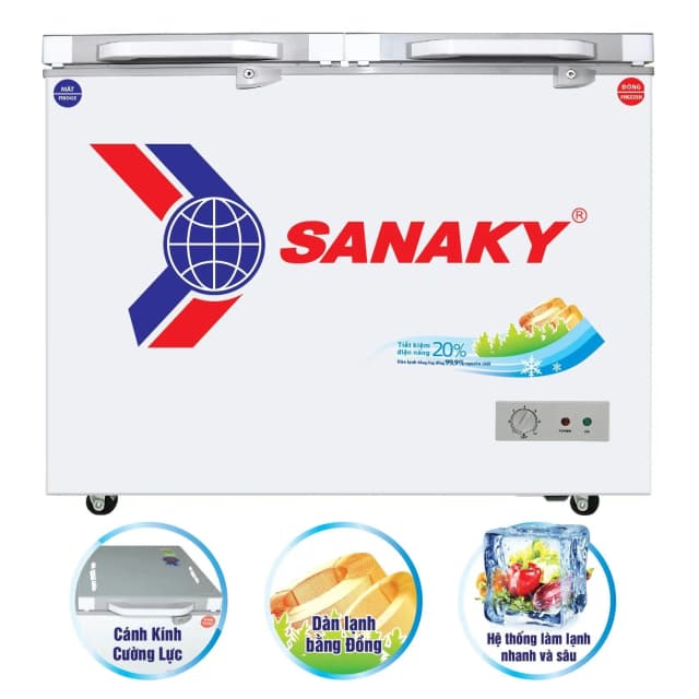 So sánh giá Tủ đông Sanaky 260 lít VH-3699W2KD rẻ nhất? - Ảnh 6
